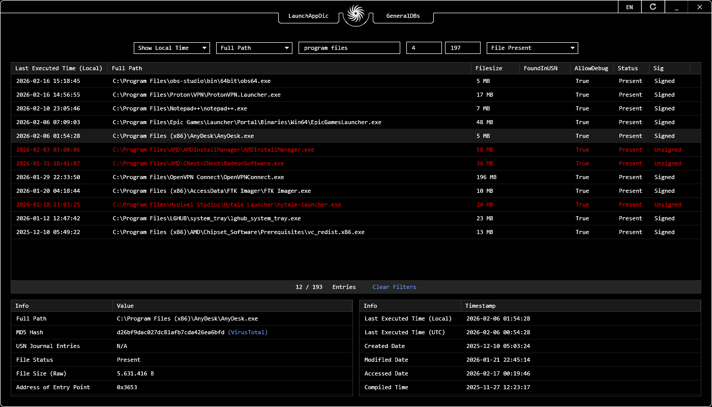 Vortex PCA UI - Windows 11 Compatibility Assistant Log Analysis